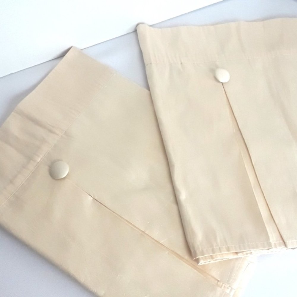 Dupioni Silk Valances NWOT, Set of 2